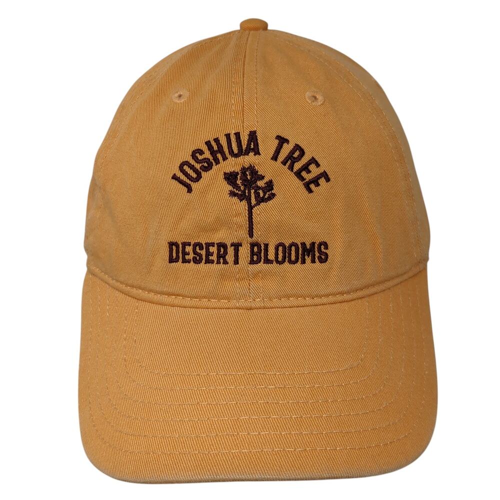 Joshua Tree Desert Blooms Slideback Baseball Cap Orange One Size Mighty Fine